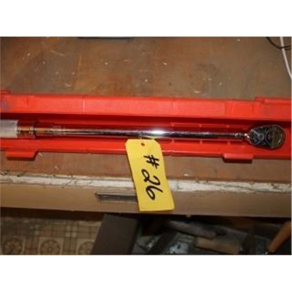 SNAP ON 1/2" 250 LB TORQUE WRENCH