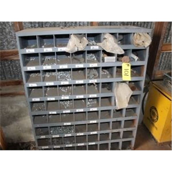 72 BIN BOLT ORGANIZER C/W CONTENTS