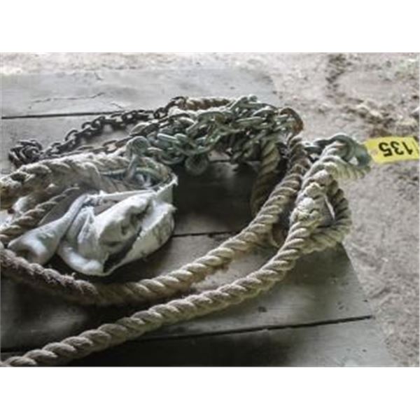 CHAIN END TOW ROPE