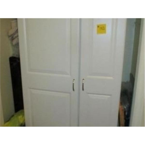 9 SHELF PANTRY/CABINET, WHITE