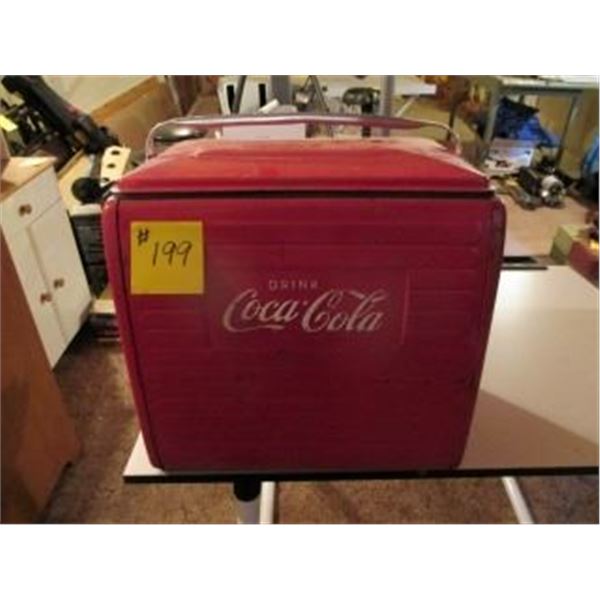 VINTAGE METAL COCA COLA COOLER