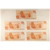 Image 2 : 5 ARGENTINA 1 PESO CRISP UNC BILLS WITH