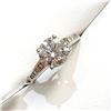 Image 3 : 14K  LAB GROWN DIAMOND (2.30CT) DIAMONDS(0.1CT) RING SIZE 6.5