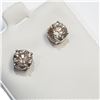 Image 3 : 14K LIGHT BROWN DIAMOND (2.4CT) EARRINGS