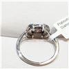 Image 3 : 10K  CHOCOLATE DIAMOND (1.6CT) & DIAMONDS(0.08CT) RING SIZE 7