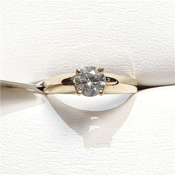 10K  DIAMOND (.60CT) RING SIZE 6