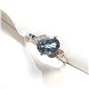 Image 2 : 14K  TANZANITE(1.7CT) DIAMONDS(0.06CT) RING SIZE 6.5