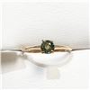 Image 1 : 10K  NATURAL GREEN SAPPHIRE(0.55CT) RING SIZE 6.5