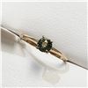 Image 2 : 10K  NATURAL GREEN SAPPHIRE(0.55CT) RING SIZE 6.5