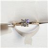 Image 1 : 10K  MOISSANITE(0.44CT) RING SIZE 6