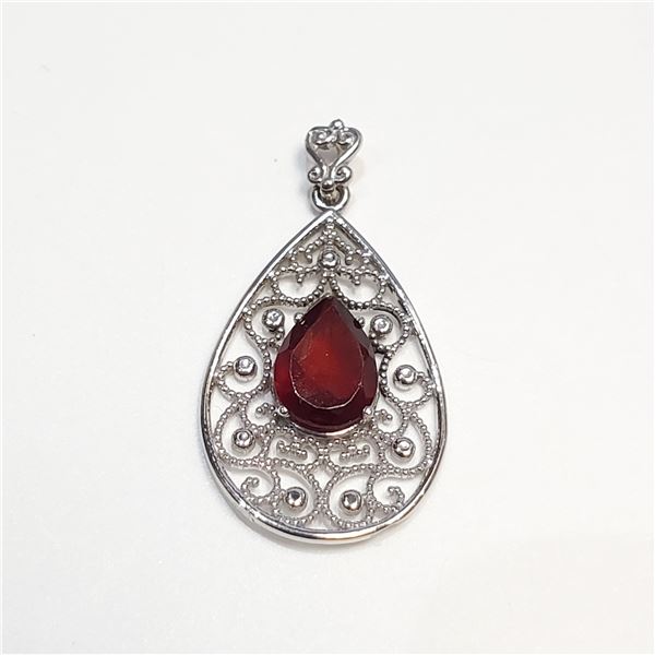 14K  GARNET(0.72CT) PENDANT