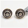 Image 1 : SILVER DIAMONDS (1.15CT) EARRINGS