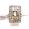 Image 1 : SILVER DIAMONDS(0.9CT) RING SIZE 6.5