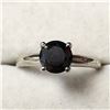 Image 2 : 14K  BLACK DIAMOND(1.25CT) RING SIZE 6