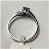 Image 3 : 10K  SAPPHIRE-CEYLON(0.9CT) DIAMOND(0.04CT) RING SIZE 7