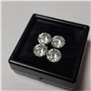 Image 2 : 4 WHITE MOISSANITE LASER CUT(APP 10CT)