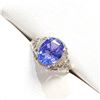 Image 2 : 10K  TANZANITE(3CT) RING SIZE 5.5