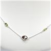 Image 2 : SILVER GENUINE GEMSTONES(10CT) NECKLACE