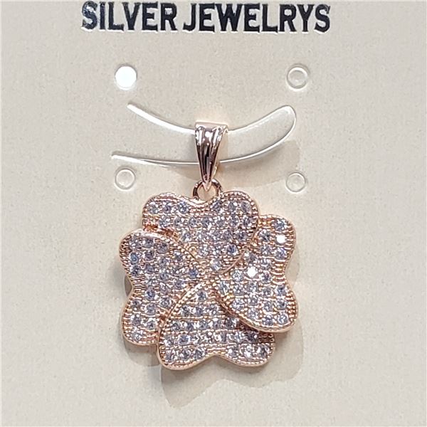 SILVER CZ PENDANT