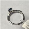 Image 3 : 14K  BLUE DIAMOND TREATED(0.85CT) DIAMOND(0.16CT) RING SIZE 6.5
