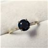 Image 2 : 10K  BLACK DIAMOND(1CT) DIAMOND(0.06CT) RING SIZE 6.5