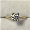 Image 1 : 10K  WHITE MOISSANITE(1CT) RING SIZE 5.5