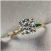 Image 1 : 10K  MOISSANITE(1.8CT) RING SIZE 6.5