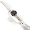 Image 2 : 10K  BLACK DIAMOND(1CT) 16 SIDE DIAMONDS(0.08CT) RING SIZE 6.5