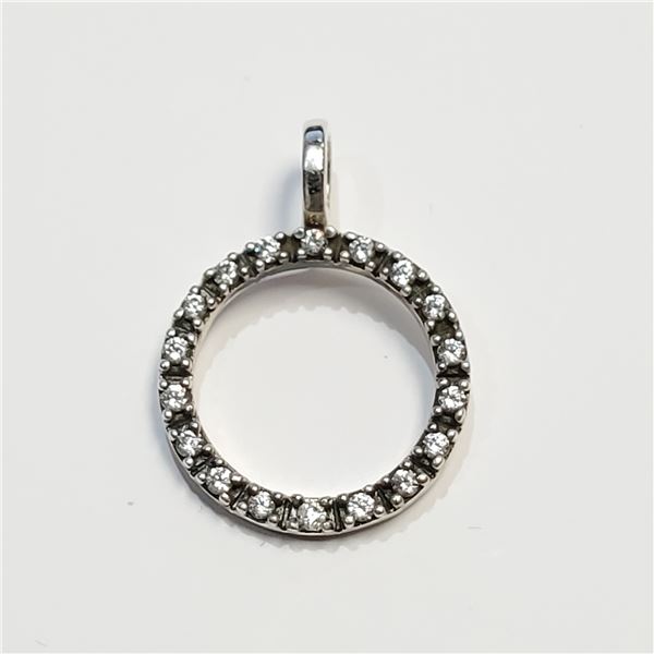 SILVER CZ PENDANT