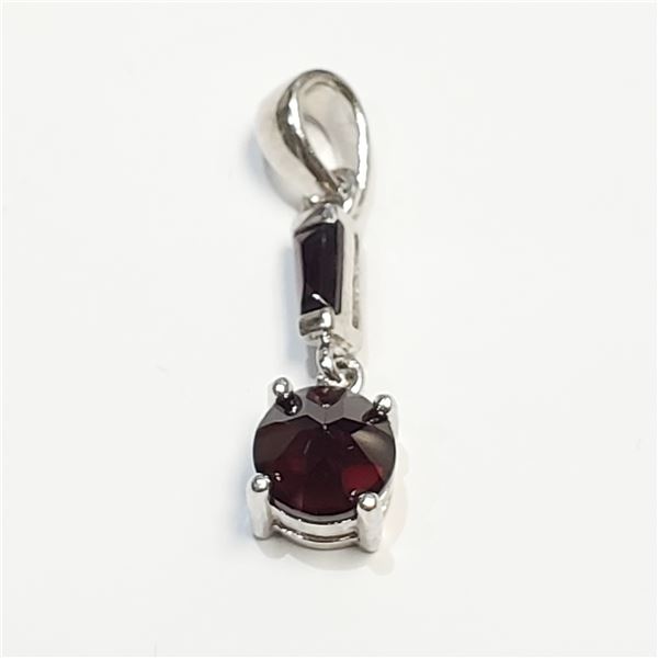 SILVER GARNET(1CT) PENDANT