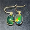 Image 1 : 10K  BLACK DIAMOND ENHANCED(4CT) EARRINGS
