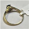 Image 3 : 10K  SAPPHIRE(1CT) DIAMOND(0.02CT) RING SIZE 7