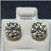 Image 1 : 14K  MOISSANITE(2.58CT) EARRINGS