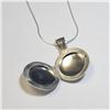 Image 2 : SILVER 16" LOCKET NECKLACE