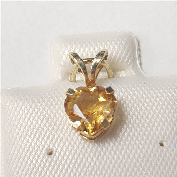 10K  CITRINE(0.62CT) PENDANT