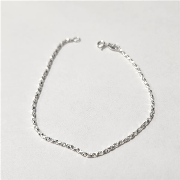 SILVER 7.5" BRACELET