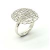 Image 2 : SILVER DIAMOND (1.35CT) RING SIZE 7