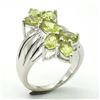 Image 2 : SILVER PERIDOT(2.45CT) RING SIZE 7