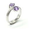 Image 2 : SILVER AMETHYST(1.35CT) RING SIZE 7