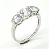 Image 2 : SILVER CZ(2.25CT) RING SIZE 7.5