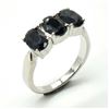 Image 2 : SILVER BLUE SAPPHIRE(2.45CT) RING SIZE 7