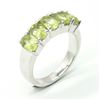 Image 2 : SILVER PERIDOT(2.25CT) RING SIZE 7