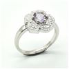 Image 2 : SILVER AMETHYST(1.4CT) RING SIZE 7
