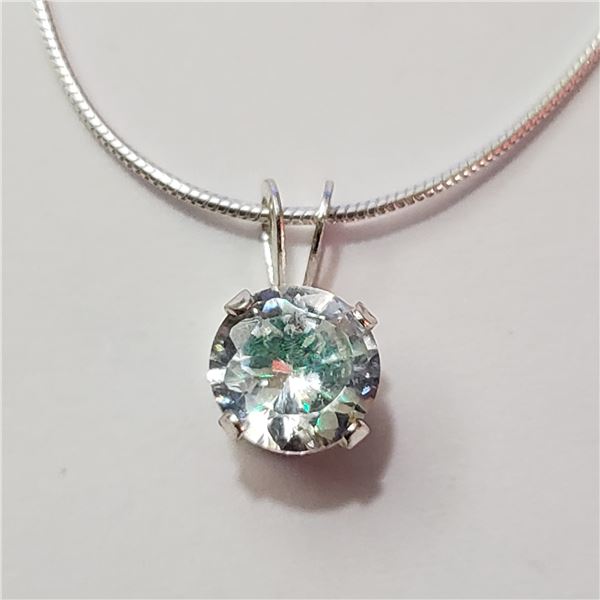 SILVER CZ NECKLACE