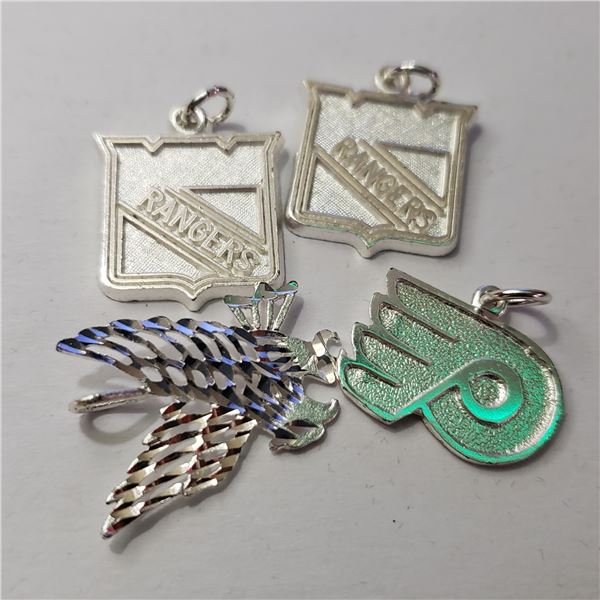 SILVER PACK OF 4  PENDANT