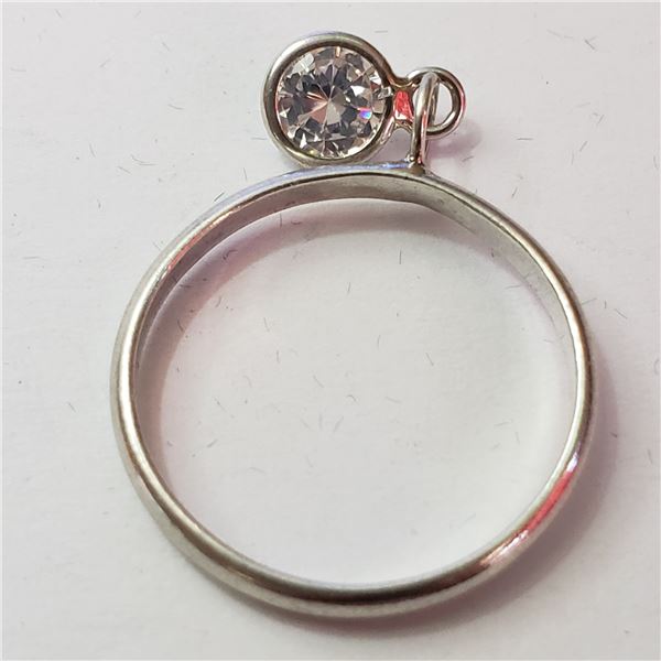 SILVER CZ RING SIZE 7