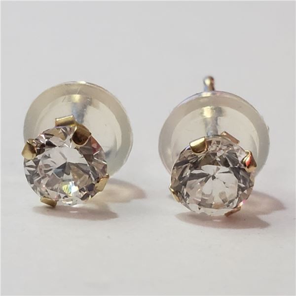 14K  CZ EARRINGS