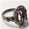 Image 2 : SILVER MARCASITE RING SIZE 7