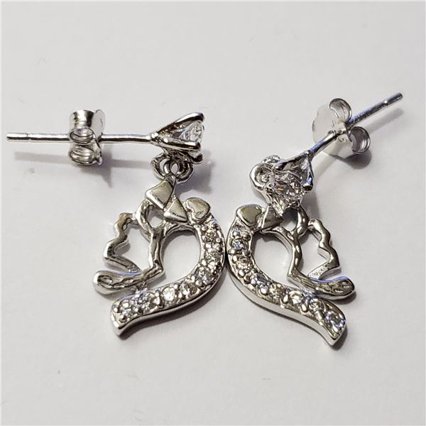 SILVER CZ EARRINGS