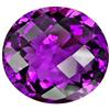 Image 1 : 29.80ct Interesting Oval Checkerboard Purple Amethyst (GEM-15792)